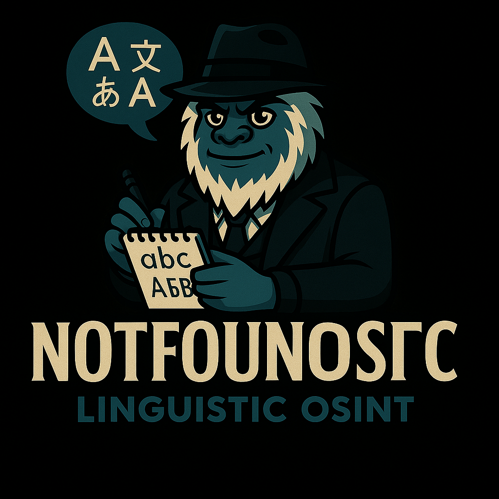 Linguistic OSINT Training
