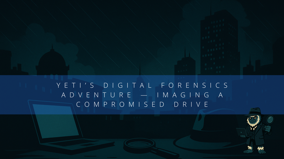 Yeti’s Digital Forensics Adventure — Imaging a Compromised Drive